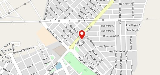 Nando's Burger no mapa