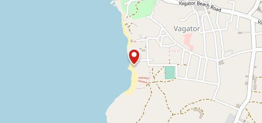 Ozran cliff cafe on map