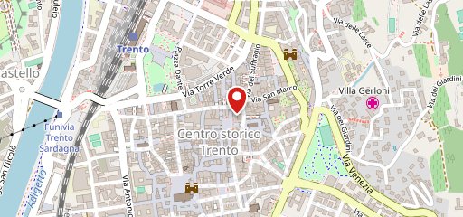 Boutique Nespresso Trento sulla mappa