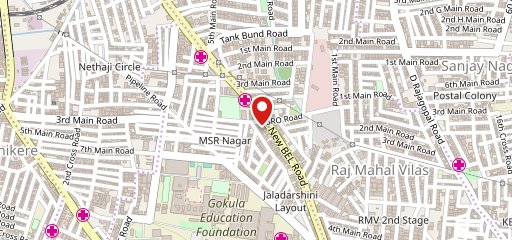 New BEL Prashanth Naati Corner Non Veg Hotel Family Restaurant Biryani Catering services Bangalore on map