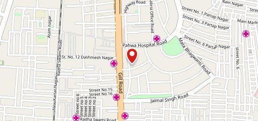 NEW DELHI CHHOLE BHATURE on map