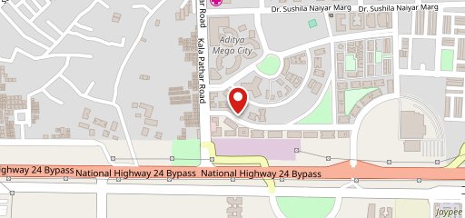 New Madras cafe on map