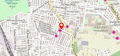 New Swathi Grand Mathikere on map