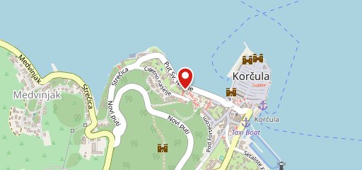 Restaurant Nigra Korčula sulla mappa
