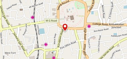 Nivedyam pure veg restaurant on map