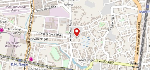 Nomad Pizza Traveller Series - Andheri on map