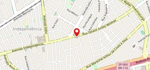 O Frangão Independência - Frango Assado Taubaté no mapa