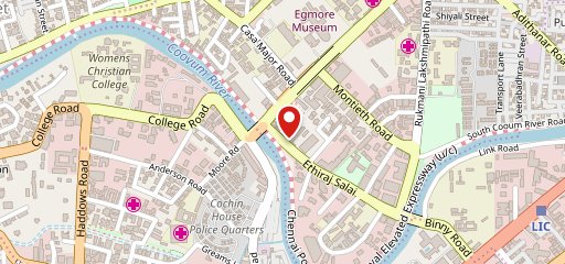 The Great Kabab Factory - Radisson Blu Egmore on map