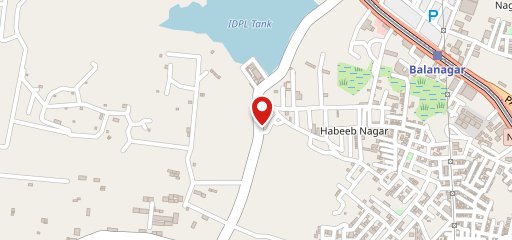 Ocean fish bar on map