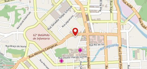 Oficina das Pizzas no mapa