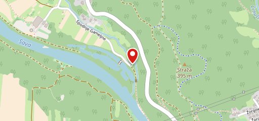 Okrepcevalnica Ribnik sulla mappa