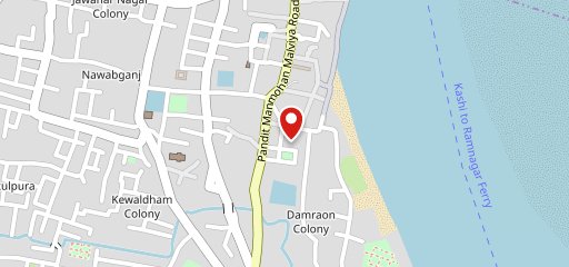 Open Hand Cafe & Shop Varanasi on map