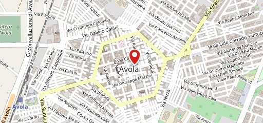 A Trattoria Pizzeria Sicula - Avola sulla mappa