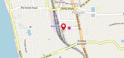 Orange Fruits And Cool Bar on map