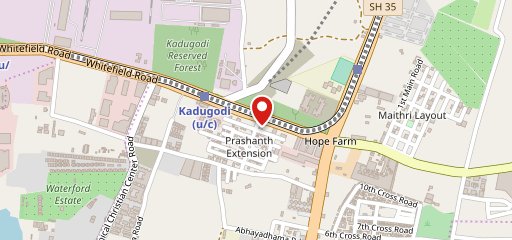 ORBIS RESTAURANT WHITEFIELD on map