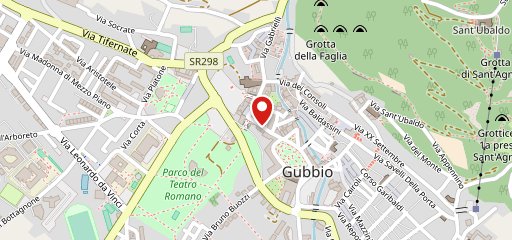 Orto Osteria dalla terra sulla mappa