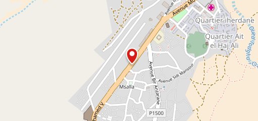 Restaurant Luxe tinghir sur la carte