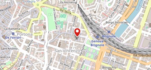 Ostaja San Vincenzo Genova sulla mappa