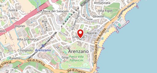 Osteria cucina e vino sulla mappa