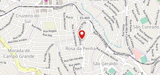 Padaria B&G no mapa