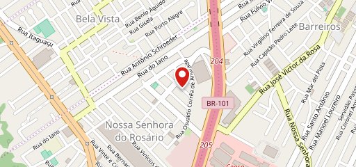 Padaria e Confeitaria Blumenau no mapa