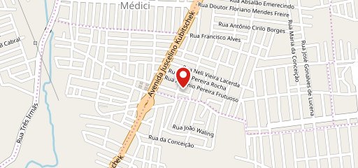 Padaria Canaã no mapa