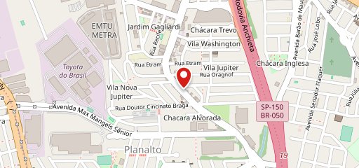 Padaria Tranza no mapa