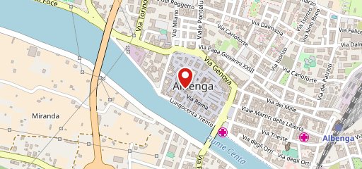 Pizzeria trattoria Pala D'oro Albenga sulla mappa