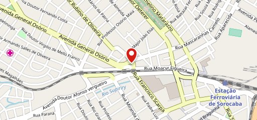 Panda Burguer e Pizza no mapa