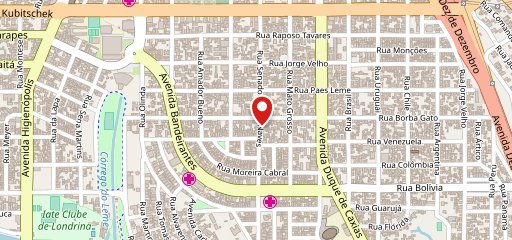 Padaria Pandor no mapa