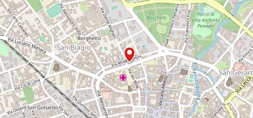 Pane Amore e Fantasia sulla mappa