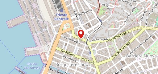 Pane e Pizza di Via Ghega sulla mappa