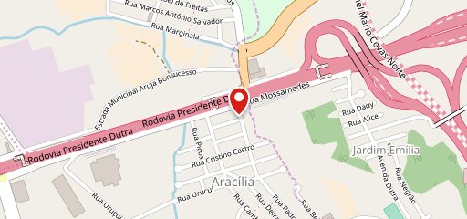 Panela de barro no mapa