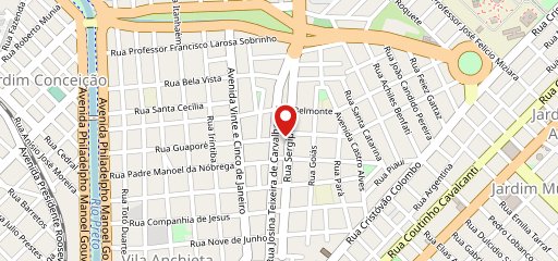 Panificadora Belinha no mapa