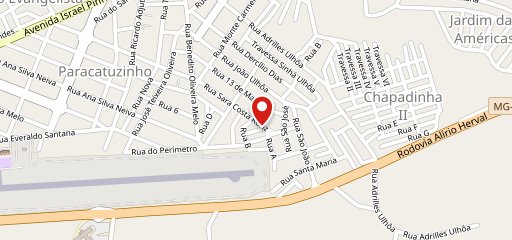 Panificadora Melo no mapa