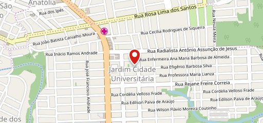 Panificadora Pães e Água no mapa