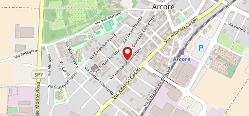 Via casati arcore sulla mappa