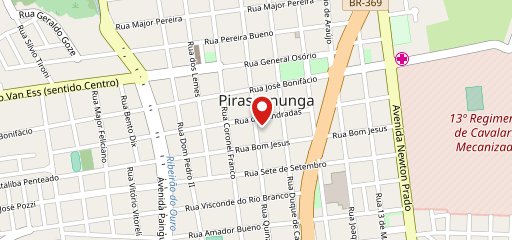 Pão De Queijo & Delivery Pirassununga no mapa