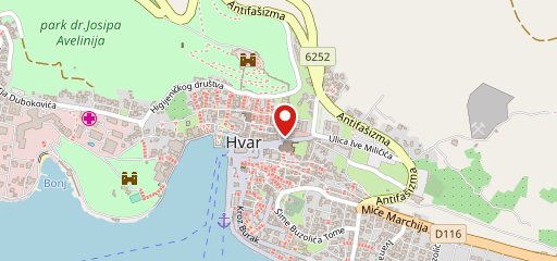 Paradise Garden Hvar sulla mappa