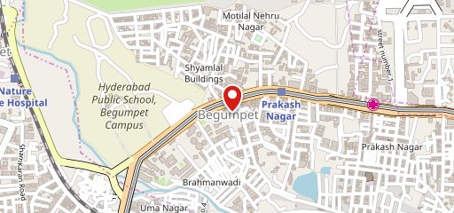 Paradise Biryani Begumpet on map