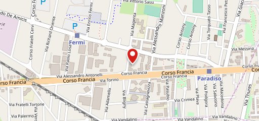 Pizzeria Paradiso sulla mappa