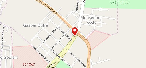 Paradouro Recanto no mapa