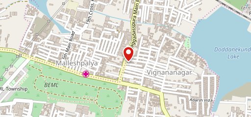 Paratha plaza on map