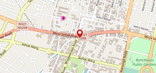 Paro - Modern India Bar on map