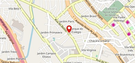 Parque do Colégio no mapa