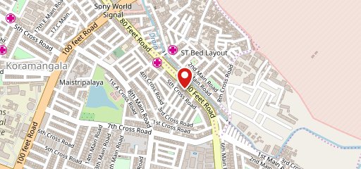 Pasta Street Koramangala on map