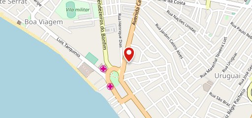 Pizzaria Pastelburg Cidade Baixa no mapa