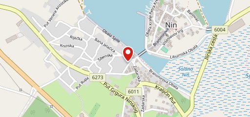 Pekara Nin sulla mappa