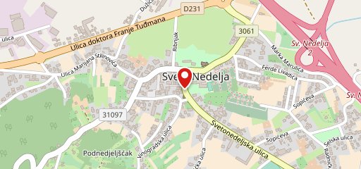 Pekarna Sveta Nedelja sulla mappa
