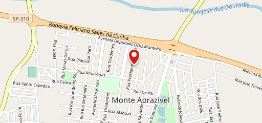 Pensão Dona Maria no mapa